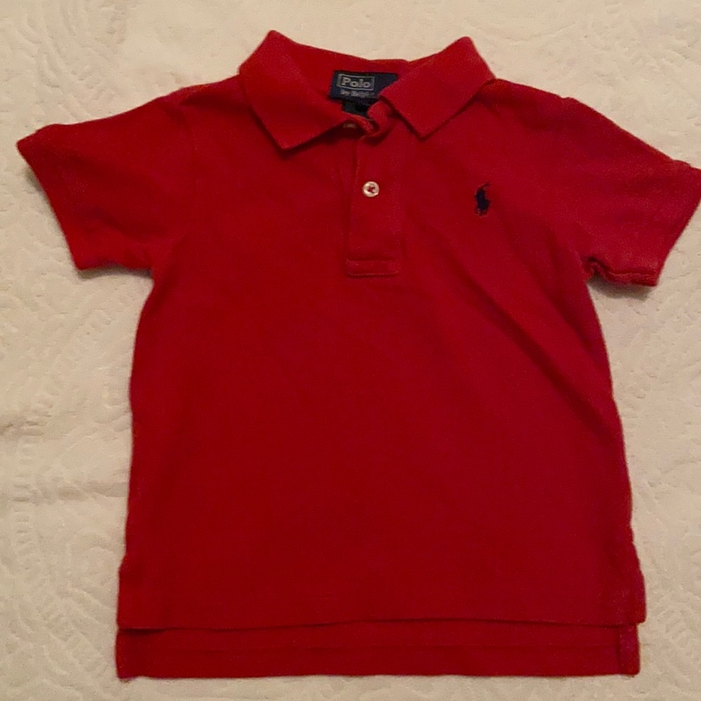 Polo toddler boy shirt sz 12 mos